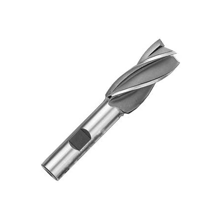 Champion Cutting Tool 1in x 1in - 606 High Speed End Mill - Single End, Center Cutting, 4 Flute, Right Hand Helix, HSS CHA 606-1X1